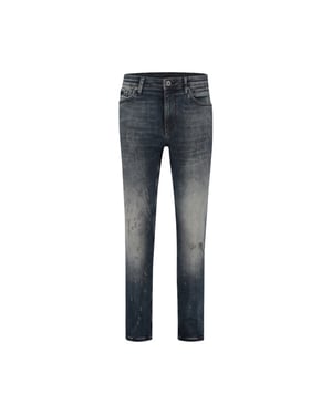 Purewhite The jone w0511 blue denim