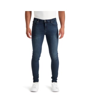 Purewhite W0100 the jone blue denim