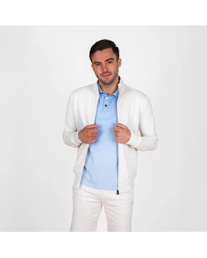 Q1905 Sweatvest blokland grijs