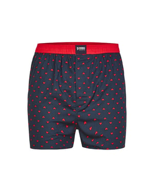 Happy Shorts Wijde boxershort rode hartjes