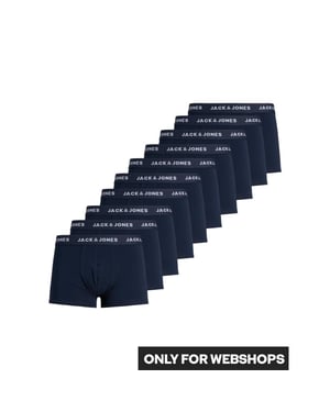 Jack & Jones Effen boxershorts heren mega multipack jacsolid 10-pack