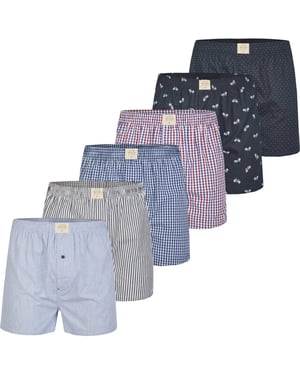 MG-1 Heren wijde boxershorts heren d626 multipack 6-pack