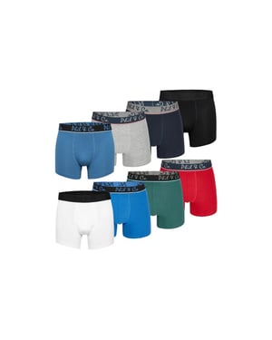 Phil & Co Boxershorts heren 8-pack multi effen kleuren