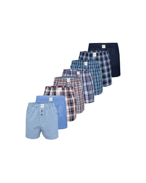 Phil & Co Wijde boxershorts heren core multipack 8-pack