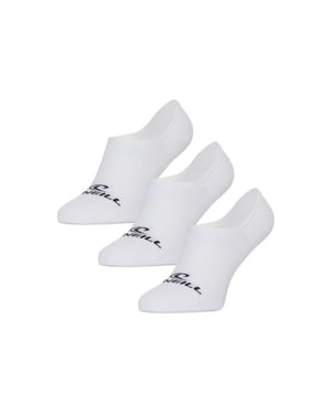 O'Neill Footies sokken heren / dames no show 710003 wit 3-pack
