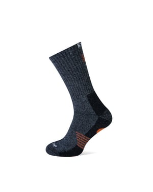 STAPP Techno unisex bamboo sokken 28400 grijs/oranje 1-paar