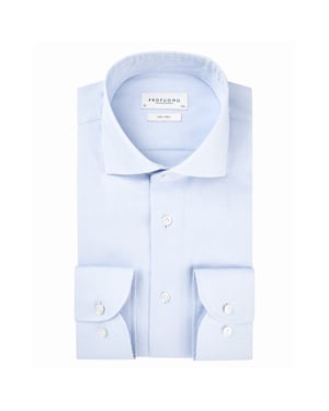 Profuomo Slim fit overhemd extra met lange mouwen