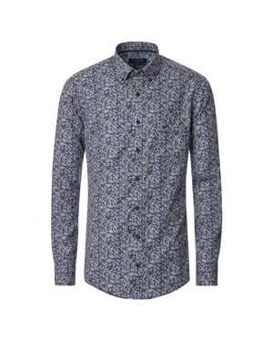 Casamoda Heren overhemd 444307500 100 blue