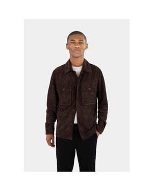 Ciszere Nash vegan suede jacket-50029-065-05-java