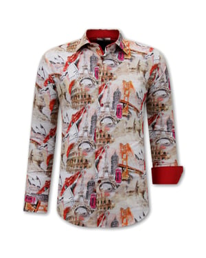 Gentile Bellini Hippe overhemden slim fit