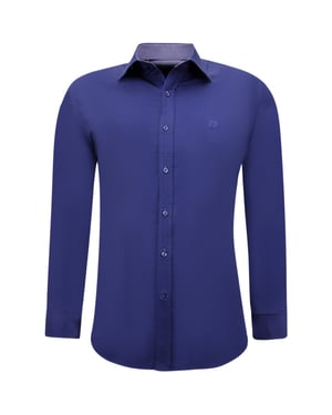 Gentile Bellini Nette getailleerde overhemden slim fit stretch
