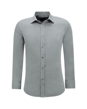 Gentile Bellini Oxford lange mouw effen