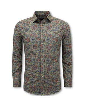 Local Fanatic Overhemden lange mouwen slim fit