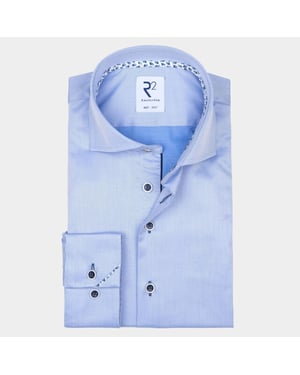 R2 Amsterdam Casual hemd lange mouw widespread nos.twill.002/000018
