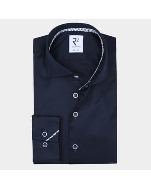 R2 Amsterdam Casual hemd lange mouw widespread nos.twill.003/000010