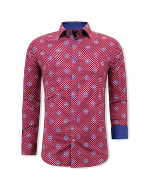 Tony Backer Met print slim fit