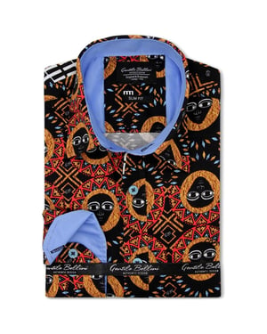Tony Backer Premiummet print slim fit