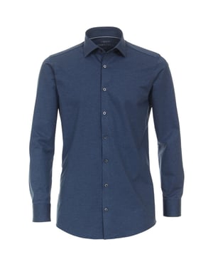 Venti Heren jersey overhemd 1263800 101 blue city