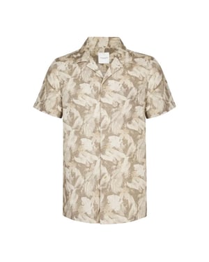 Profuomo Casual shirt met korte mouwen