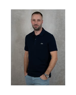 Lacoste Polo korte mouw polo donker slim fit ph4012/166