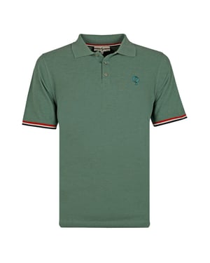 Q1905 Polo shirt bloemendaal grijs