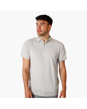 Q1905 Polo shirt hessum licht melange