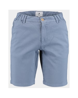 Bos Bright Blue Korte broek ferdinand structure chino sho 24109fe06bo/263 stone wash