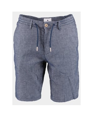 Bos Bright Blue Korte broek stanley dessin chino short wi 24109st10bo/290