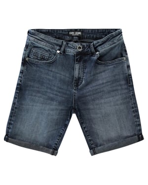 Cars Falcon short dark used blue denim