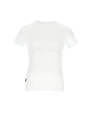 Basset Dames/heren bamboe t-shirt ronde hals