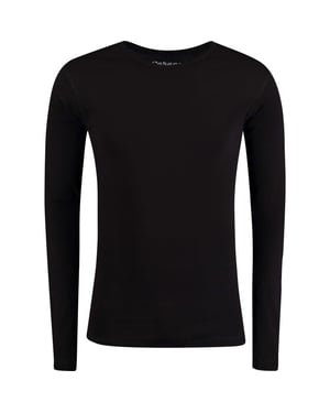 Garage Basis t-shirt ronde hals lange mouw semi bodyfit