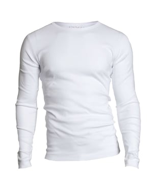 Garage Basis t-shirt ronde hals lange mouw semi bodyfit