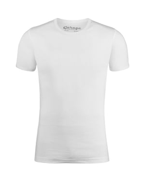 Garage Semi bodyfit t-shirt r-neck white
