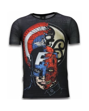 Local Fanatic Captain digital rhinestone t-shirt