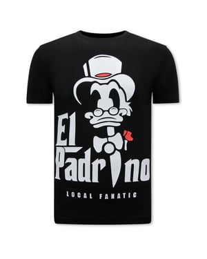 Local Fanatic El padrino print t-shirt