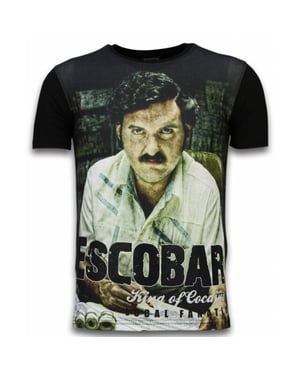 Local Fanatic Escobar king of cocaine digital rhinestone t-shirt