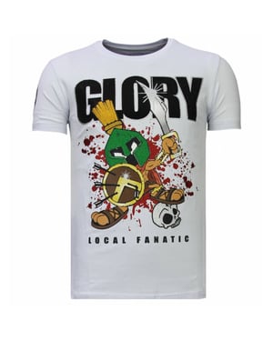 Local Fanatic Glory martial rhinestone t-shirt