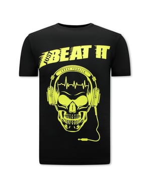 Local Fanatic Just beat it print t-shirt