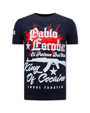 Local Fanatic Pablo escobar t-shirt navy