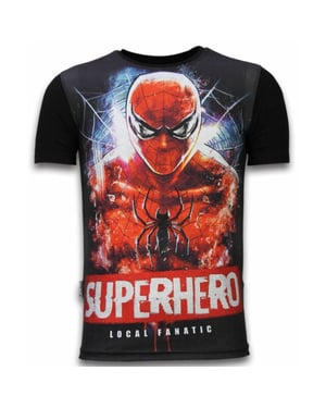 Local Fanatic Superhero digital rhinestone t-shirt