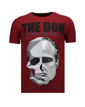 Local Fanatic The don skull rhinestone t-shirt