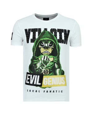 Local Fanatic Villain duck strakke t-shirt