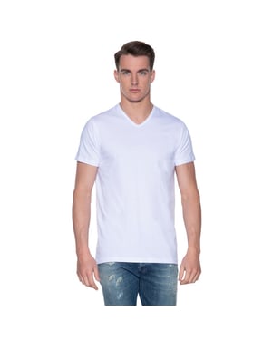 Slater Regular fit t-shirt v-hals 2-pack