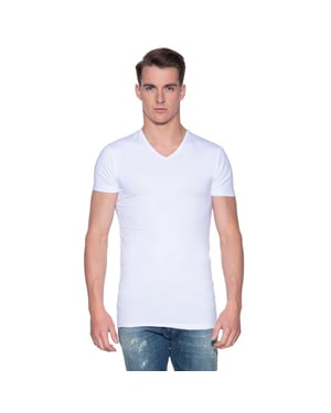 Slater Stretch t-shirt v-hals 2-pack