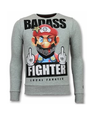 Local Fanatic Mario trui fight club sweater