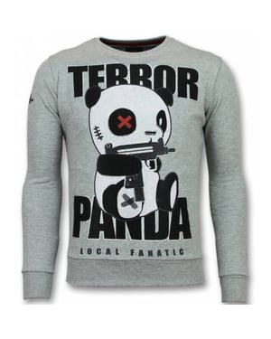 Local Fanatic Panda trui terror sweater