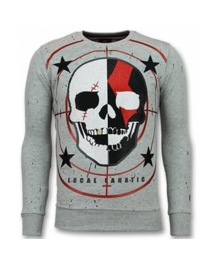 Local Fanatic Skull trui god of war sweater