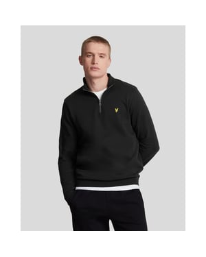 Lyle and Scott Loop back quarter zip sweat -