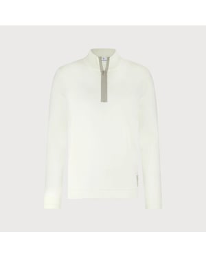 Blue Industry De half-zip pullover met ribkraag |