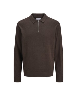 Jack & Jones Jjeemil knit polo half zip ls noos -
